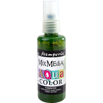 Stamperia "Aquacolor" - Dark Green