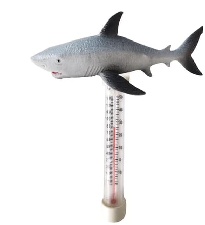 Temperatuurmeter - Water thermometer - Zwembad controleren - Vrolijk dier ontwerp - 22 cm - Haai