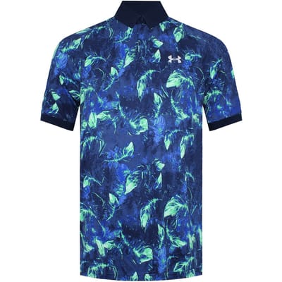Under Armour Is-Chill BOF Heren Navy/Groen Poloshirt