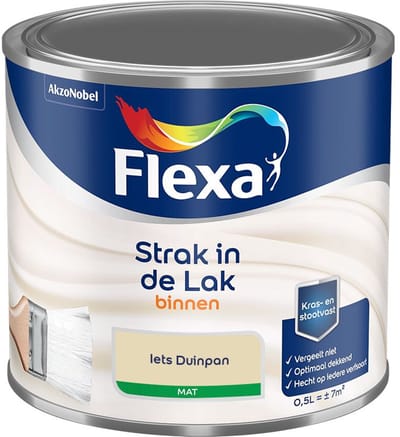 Flexa - Strak In De Lak Binnenlak Mat - Iets Duinpan - Mengverf - 500 Ml