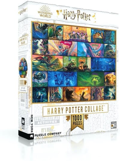 New York Puzzle Company - Harry Potter Harry Potter Collage - 1000 stukjes puzzel