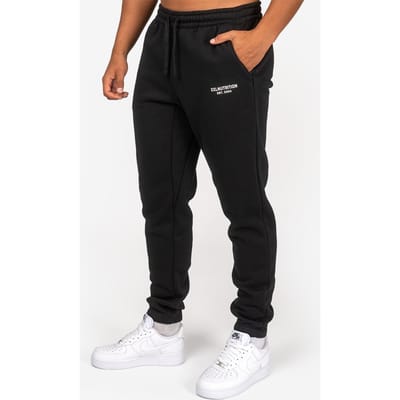 XXL Sportswear Athleisure Joggers - Black Zwart L