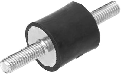 Dailygoods- Trillingsisolator 4 Stuks - Rubberen Steunen - Anti-vibratie Dempers - Schokdempers - Geluidsisolatie - Efficiënt Trillingsdemping