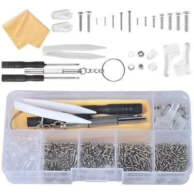 Allecto - Reparatieset voor Brillen - Inclusief Neusbeschermers en