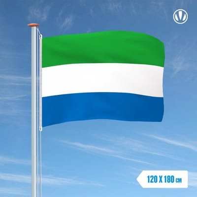 Vlag Sierra Leone 120x180cm