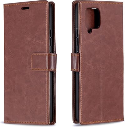 Bookcase Geschikt voor: Huawei Y5p - Bruin - portemonnee hoesje