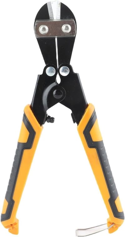 Mini Boutensnijder - Draadknipper Tang - Bouten Knippen - CRV Staal Constructie - 8 inch - Zwart