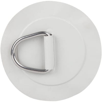 JHUBERS- D Ring Patch Professioneel - D Ring Pad - Roestvrij Staal - Geschikt voor Opblaasbare Boot/Vlot - Kajak/Kano/Surfplank - Eenvoudig te Installeren - Bootaccessoire