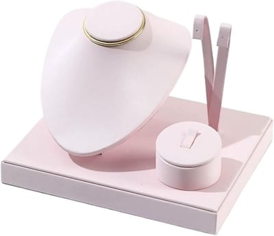 Halsketting Buste - Sieraden Display - Sieraden Presenteren - Robuuste Constructie - 10x10x10 mm - Roze