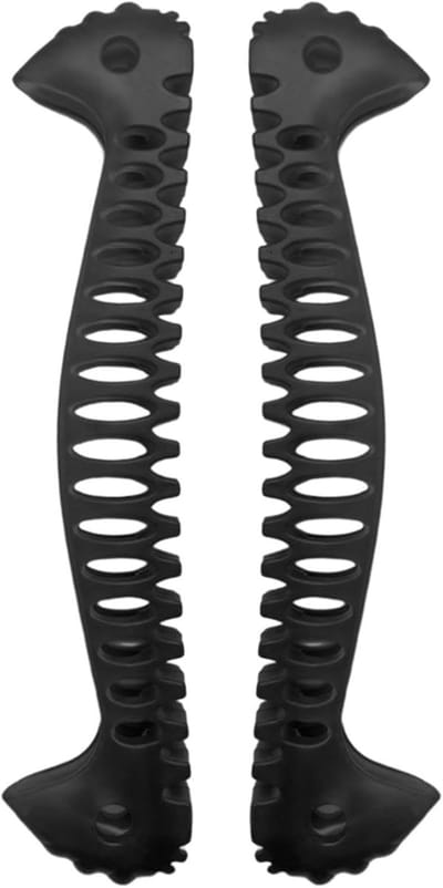 Schaats Beschermers - Schaats Hoezen - Schaatsen Beschermen - Vochtabsorberend Materiaal - 33-385 cm - Zwart