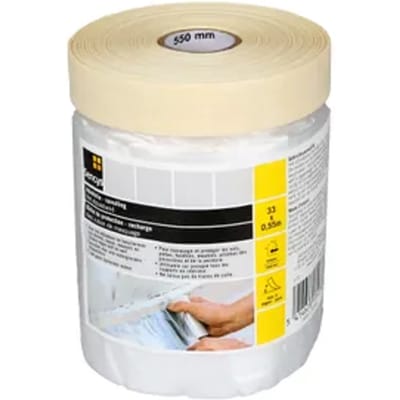Sencys Afplaktape 55cmx33m + Afroller