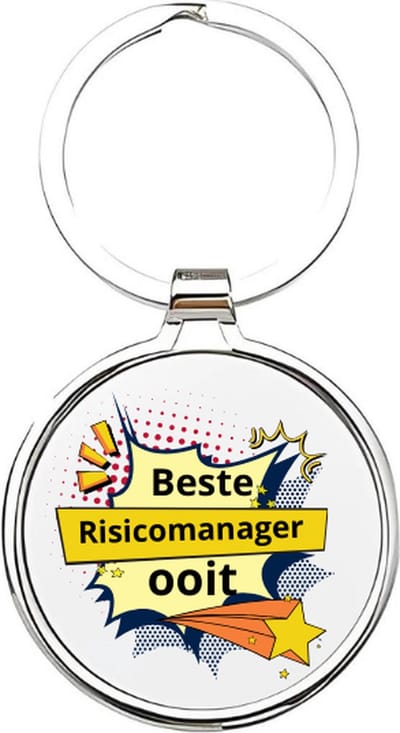 Akyol - de beste risicomanager ooit Sleutelhanger - Manager - de beste risicomanager - risicomanager - manager - directeur - werk - cadeau voor je baas - sleutelhanger voor je baas - werkgever - leukste werkgever die er is - 4 x 7,5 CM