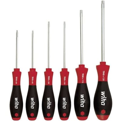 Wiha Schroevendraaierset SoftFinish TORX® Tamper Resistant - 6-delig - 24506