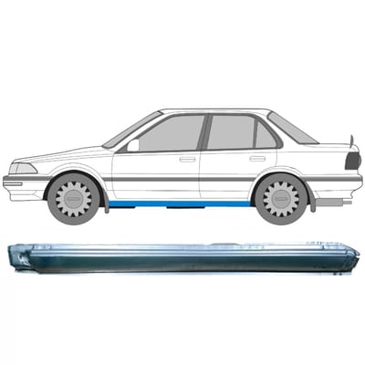 Volledige dorpel voor Toyota Corolla 1987-1994 / Links