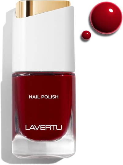 LAVERTU Nagellak Unique – 19 Altissimo Red - Langhoudende Vegan Nagellak met Glanzende Finish – Sneldrogend & Verzorgend – 10 ml