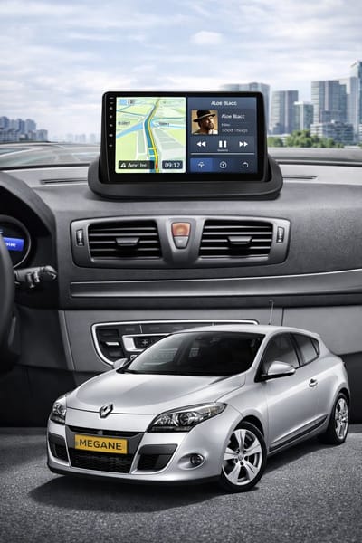 ADIVOX T1 9 inch geschikt voor Renault Megane 2009-2014 Android 15 Carplay/Auto/Wifi/RDS/DSP/DAB+