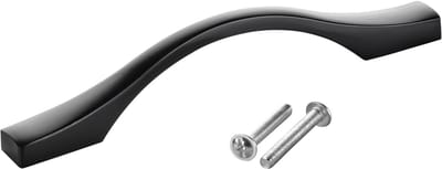SOTECH aluminium meubelgreep BLACKLINE XV BA 96 mm mat zwart (lengte 127 mm, breedte 13,5 mm, hoogte 30 mm) ladegreep keukengreep