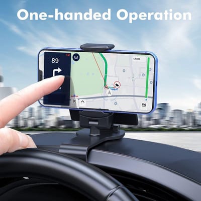 Dashboard Telefoonhouder - Dashboard Telefoon Houder - Auto Achteruitkijk Spiegel Zonneklep Standaard Universeel