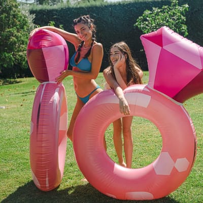 Float Joy Air Mattress Swimming Pool Tanning Pool Inflatable Pool Float Suntan Tub Lounger Duck Tank Pool Toy Pool Toys