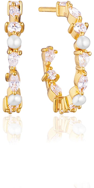 SIF JAKOBS JEWELLLERY ADRIA oorringen MEDIO EARRINGS SJ-E12235-PCZ-YG