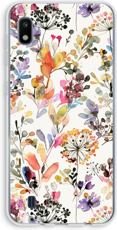 Hoesje geschikt voor Samsung Galaxy A10 hoesje - Wilde grassen - Soft Cover Telefoonhoesje - Bescherming aan alle Kanten en Schermrand