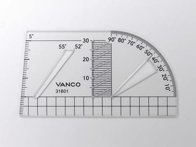 Calligraphy Guideline Ruler Liniaal voor Kalligrafische Hulplijnen + EXTRA en Acryl Liniaal van 30cm