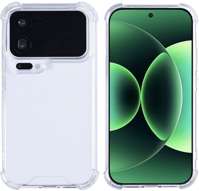 Rixus Anti-Burst Case For Xiaomi 17 Pro Transparent