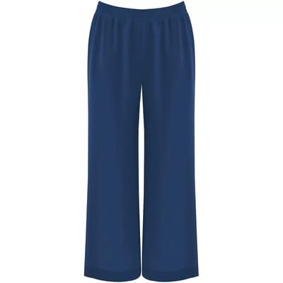 Luchtige wijde crêpe broek voor dames Mat Fashion