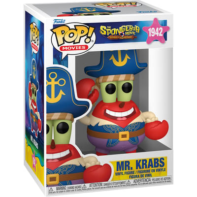 SpongeBob Schwammkopf The SpongeBob Movie - Mr. Krabs (Pop! Movies) vinylfiguur 1942 Unisex Funko Pop! - Neutraal - Standard