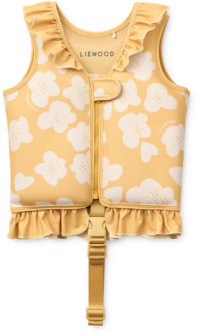 Liewood - Dove - Zwemvest - Flower / Lemon yellow - 11/15 KG