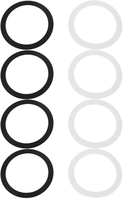 Dailygoods - 4 Paar O-ring Vervangende Afdichtingen voor Gootsteenafvoeren