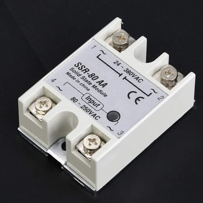 40A Solid State Relay Module voor Enkelvoudige Fase - Betrouwbare Schakeloplossing voor 80A en 250Vac Toepassingen