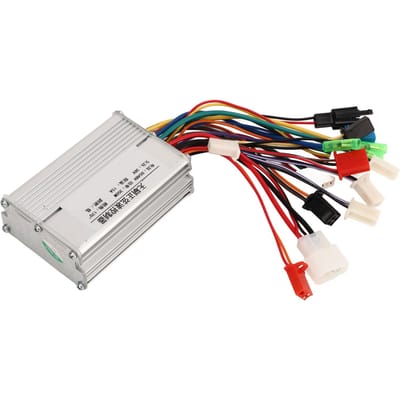 48V 350W Elektrische Fiets Borstelloze Controller Aluminiumlegering Elektrische Scooter Borstelloze Motor Controller voor Modificatie white