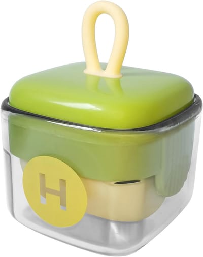Daity 1 stuk - Mini-pluisroller voor huisdierharen – Herbruikbare, wasbare plakroller voor kleding, meubels & autostoelen – Draagbaar reisformaat, eenvoudig te reinigen voor thuisgebruik (Groen)