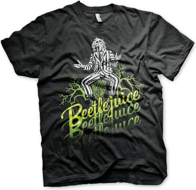 Beetlejuice Unisex Tshirt -L- Beetlejuice Zwart