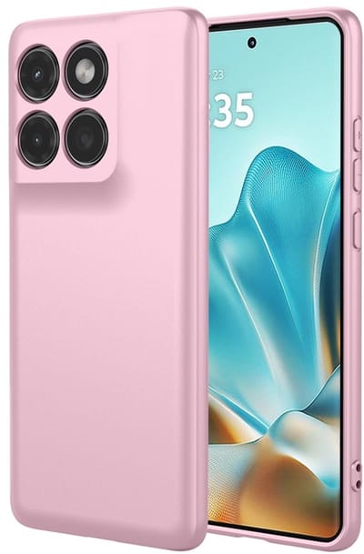 Coverup Hoesje - Geschikt voor Motorola Edge 60 / Edge 60 Fusion Hoesje - Coverup Colour TPU Back Cover - Roze