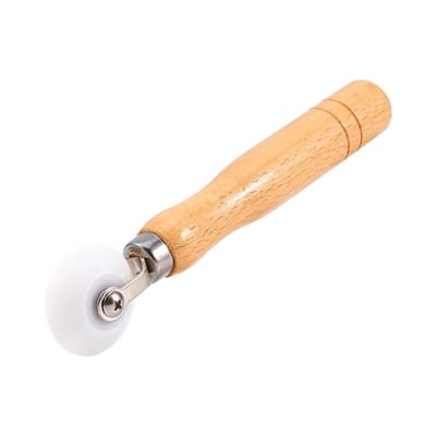 Dailygoods- Behangrol Sterke Hechting - Vliesbehang - Handgereedschap - Natuurlijk Houten Handvat - Hoogwaardige POM-materialen - Glad Zonder Verkleuring - Behangkwast
