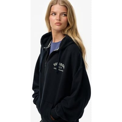 Capuchon met oversized ritssluiting voor dames Superdry Athletic Essentials