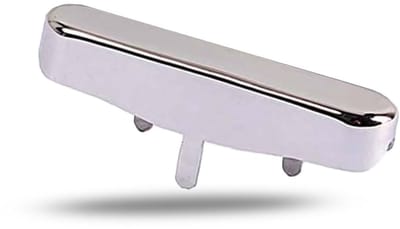 Zeynomax - Gitaarhals Pickup Cover - Telecaster - Hoogwaardige metalen afdichting - Chroomkleur - Directe vervanging - Geschikt voor Telecaster pickup