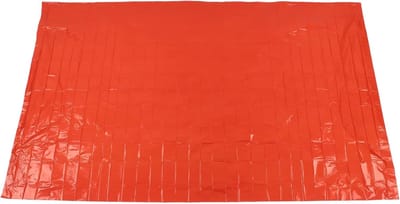 Nooddeken Warm - Overlevingsdeken EHBO - Buitenavontuur - Houdt 90% warmte vast - 210x130 cm - Oranje