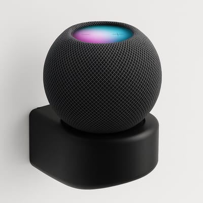 Promount Stopcontact Houder geschikt voor HomePod mini – Wandhouder / Speaker Wall Mount – EU Stekker – Zwart