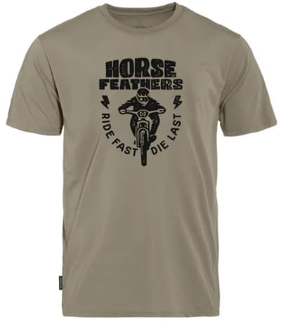 Horsefeathers Full Send Tech T-shirt (taupe) - S