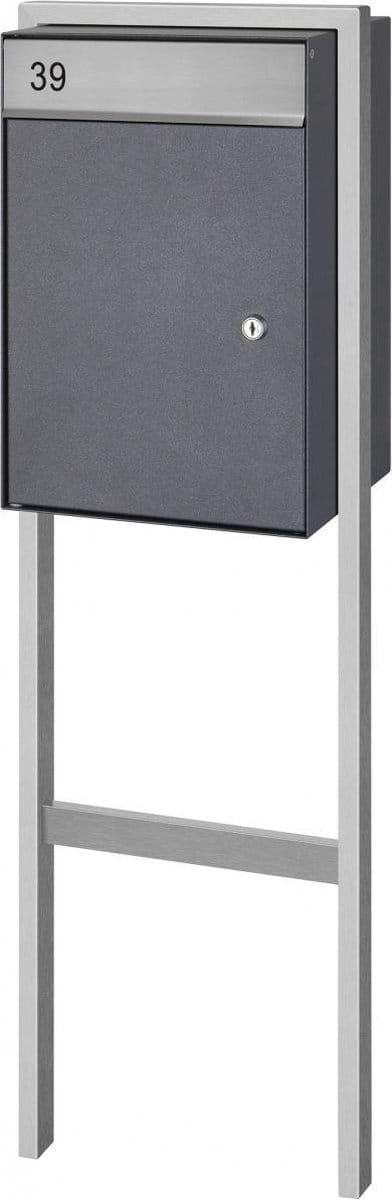 Brievenbus (Antraciet) vrijstaand model