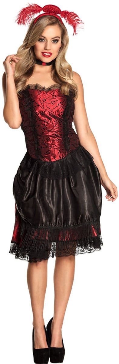 Boland - Kostuum Saloon girl (36/38) - Volwassenen - Can Can - 20's - Roaring Twenties