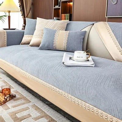 Luxe Vier Seizoenen Universele Chenille Bankhoes Woonkamer Antislip Hoes Meubelbescherming Bankkussen Huisdecoratie 1pc 70x70 cm