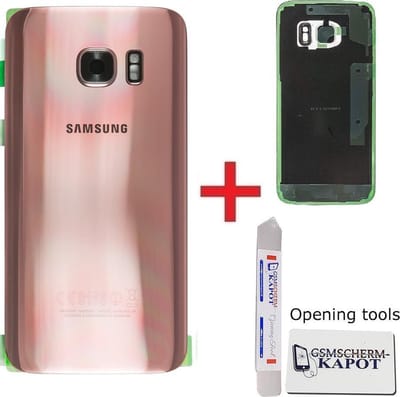 Achterkant Geschikt voor Samsung Galaxy S7 – Premium – Roze Goud