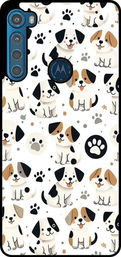 Smartphonica Telefoonhoesje Geschikt voor Motorola One Fushion Plus met honden opdruk - TPU backcover case dog design geschikt voor Motorola One Fushion Plus