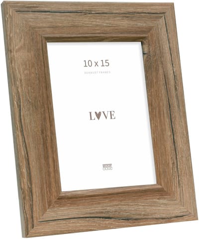 Deknudt Frames fotolijst S48SH4 - bruine houttint - breed - 10x15 cm