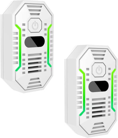 Luchtreiniger - plug-in negatieve ionen luchtreiniger - Negatieve ionen luchtreiniger - Luchtreiniger voor thuis - Luchtverfrisser - Ionisator - voor huisdieren, toilet, kantoor, kamer - Wit