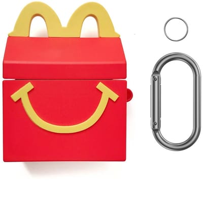 okido - Hoesje geschikt voor Airpods 4 - McDonald's siliconen case voor Airpods - Case geschikt voor Apple AirPods 4 - Airpods hoes